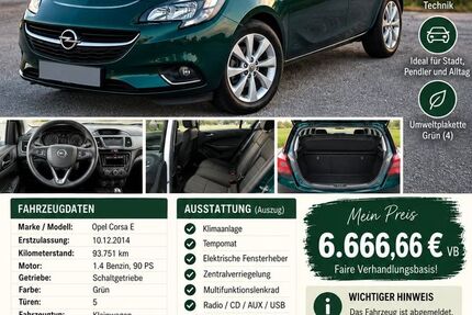 Opel Corsa 93.751 km 6.666 &euro; Siegburg 53721