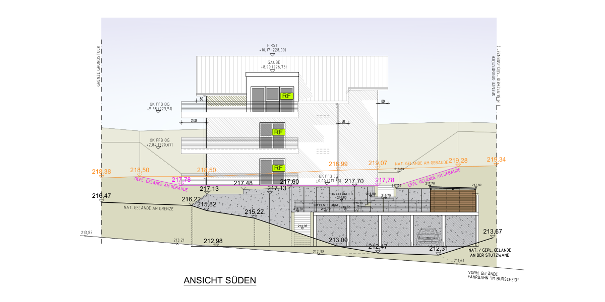 Provisionsfrei* Grundstück mit Fernblick für ihr Haus oder unser bereits geplantes 3 Parteienhaus mit 300qm - Grundstück Wiehl Wiehlsiefen | Angebot:27413078