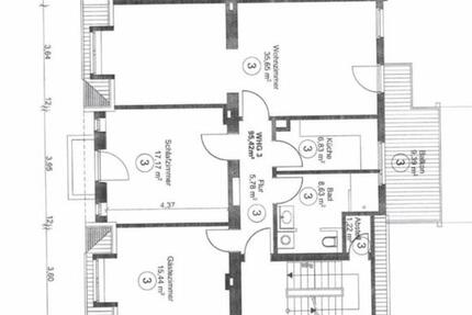 Wohnung Solingen - 4 Zimmer, 94 m&sup2;, 259.000&euro; | Angebot:27417870