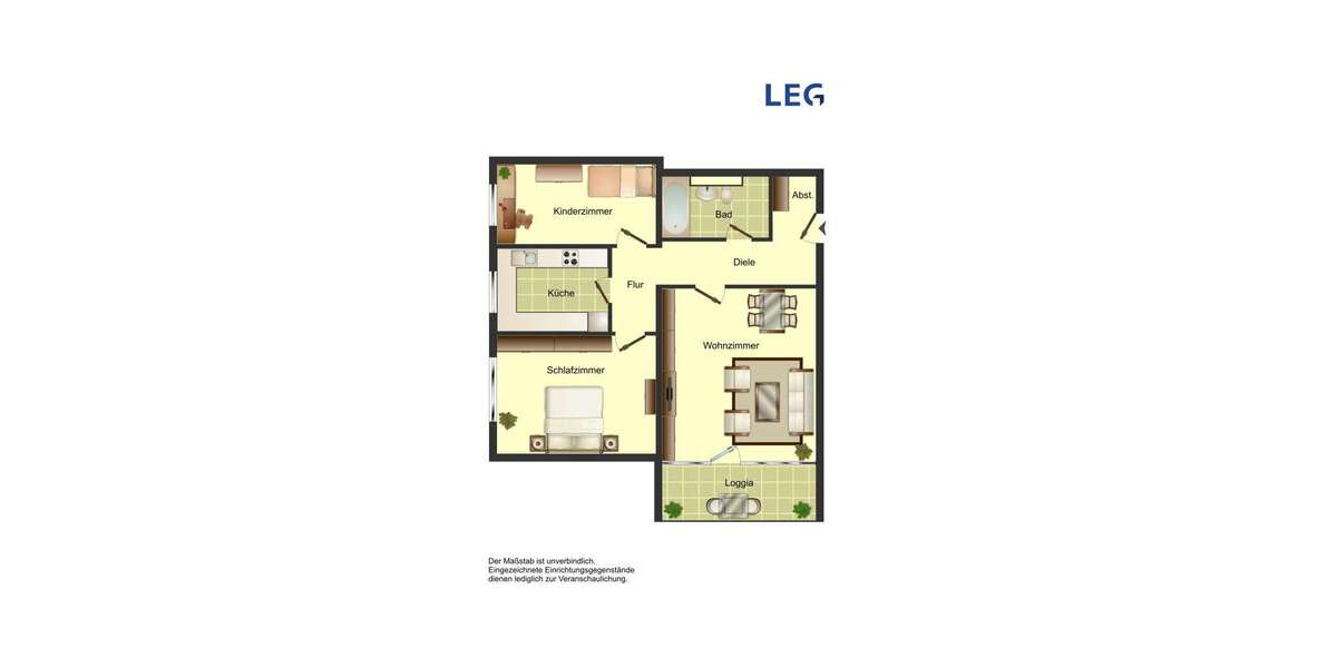 Etagenwohnung Köln Ostheim - 3 Zimmer, 76 m&sup2;, 899&euro; | Angebot:27485596