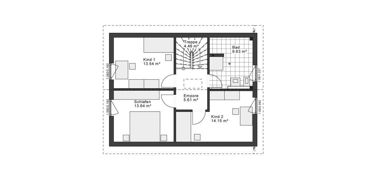 Einfamilienhaus Leichlingen (Rheinland) - 3 Zimmer, 125 m&sup2;, 1.600&euro; | Angebot:23676224
