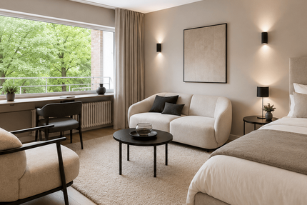 Zimmer Düsseldorf Stadtbezirk 5 - 1 Zimmer, 1.400&euro; | Angebot:27455017