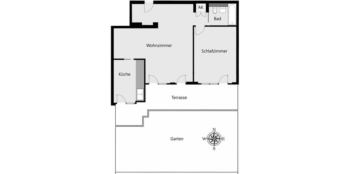 Etagenwohnung Köln Porz - 2 Zimmer, 60 m&sup2;, 390.000&euro; | Angebot:27450788