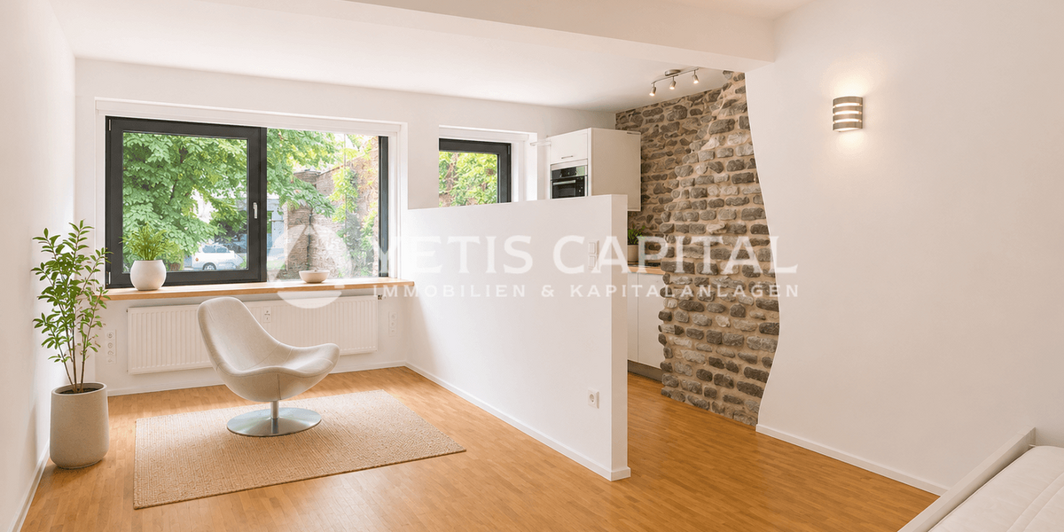 Etagenwohnung Köln - 2 Zimmer, 42 m&sup2;, 299.000&euro; | Angebot:26857455