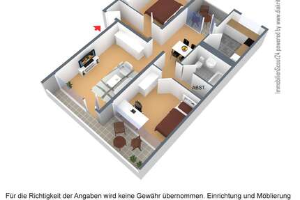 Wohnung Monheim - 3 Zimmer, 75 m&sup2;, 939&euro; | Angebot:27427039