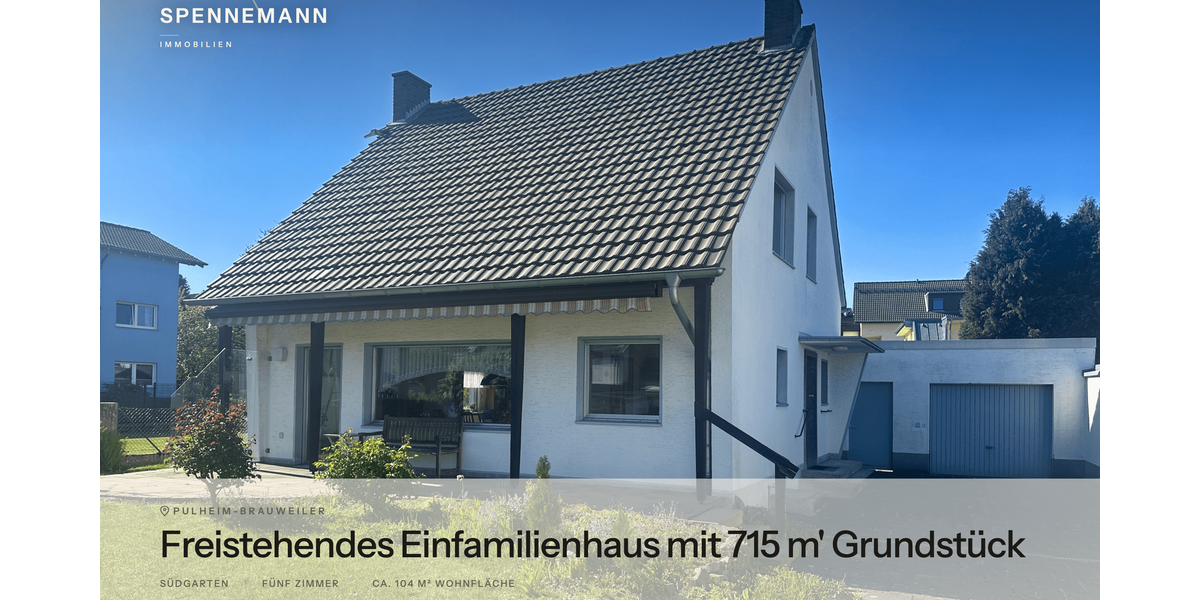 Einfamilienhaus Pulheim - 5 Zimmer, 104 m&sup2;, 455.000&euro; | Angebot:26612813