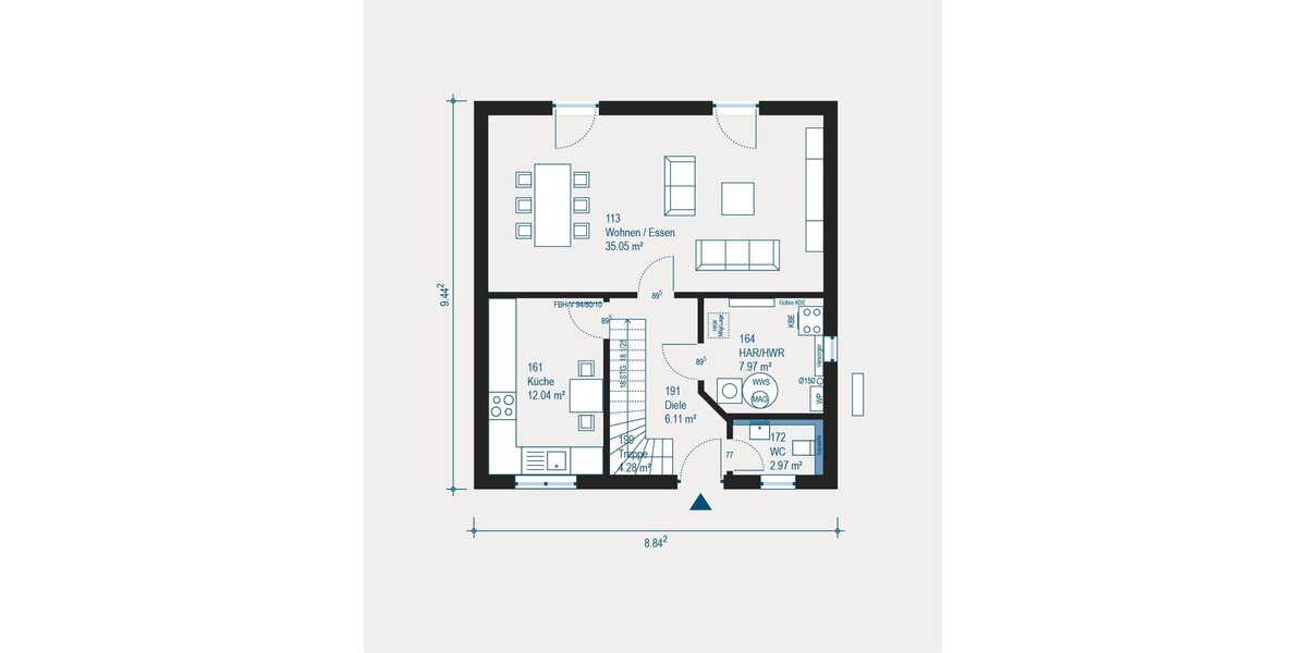 Individuelles Einfamilienhaus in Much - Ihr Traumhaus mit flexiblem Ausbau und allkauf Service - Einfamilienhaus Much | Angebot:27352092