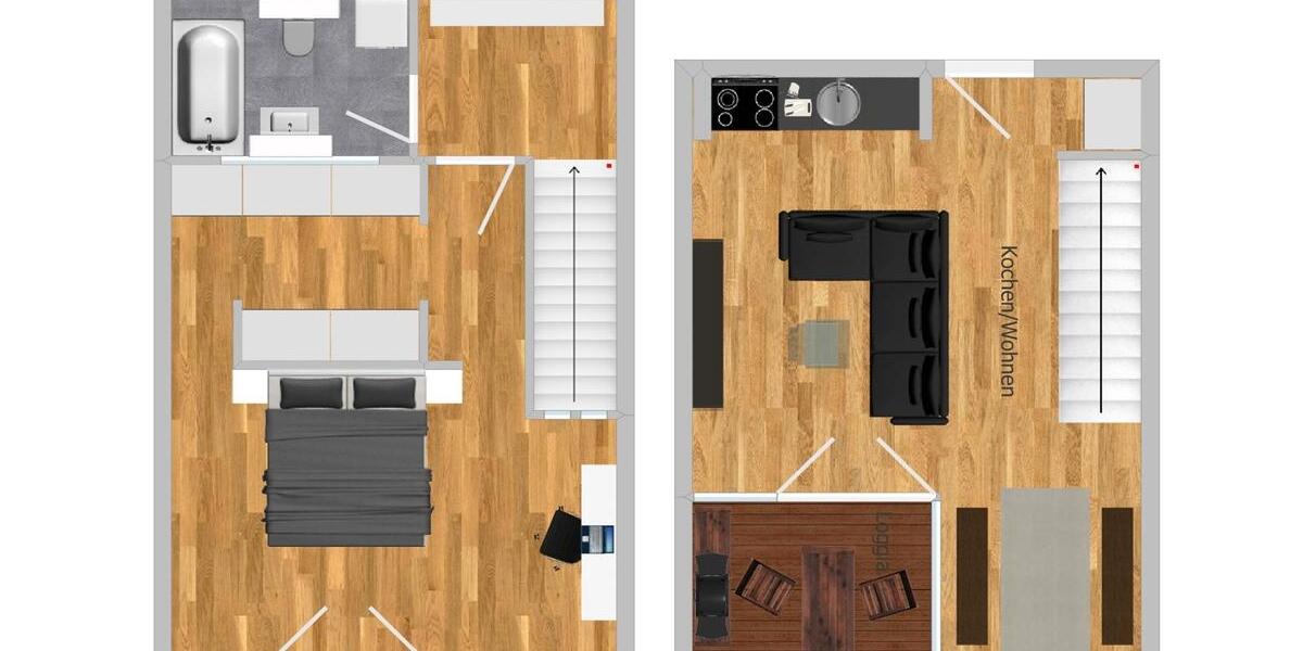 Maisonettenwohnung Hürth - 2.5 Zimmer, 69 m&sup2;, 315.000&euro; | Angebot:27462434