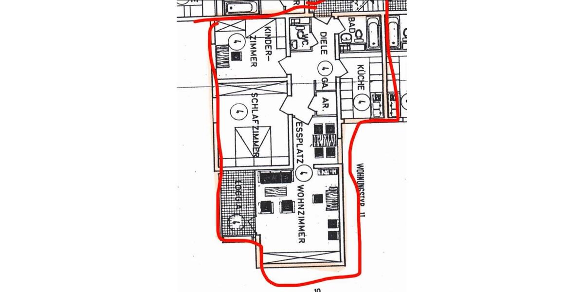 Erdgeschoßwohnung Radevormwald - 3 Zimmer, 76 m&sup2;, 107.000&euro; | Angebot:27492412