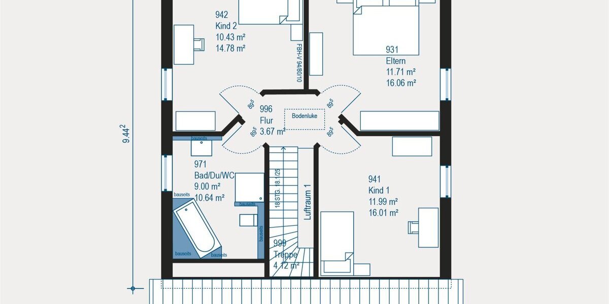Individuelle Wohnträume in Much - Flexibles Einfamilienhaus mit Pro Time Dienstleistungspaket für Heimwerker - Einfamilienhaus Much | Angebot:27352092