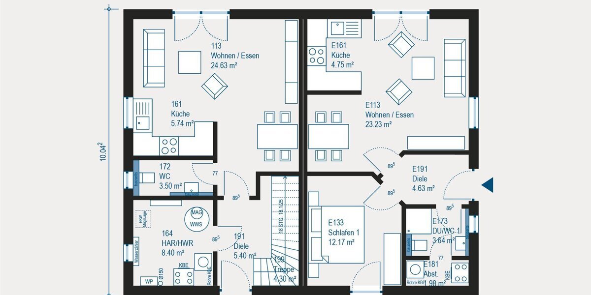 Zweifamilienhaus in Kürten - Individuelle Gestaltung und großzügige Wohnfläche - Zweifamilienhaus Kürten | Angebot:27481986