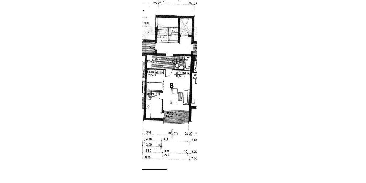 Etagenwohnung Solingen Wald - 1 Zimmer, 42 m&sup2;, 230&euro; | Angebot:26677435