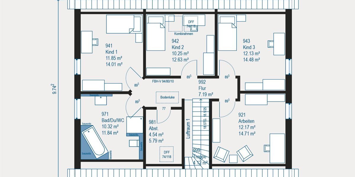 Ihr zukünftiges Zuhause, individuell mit allkauf geplant - Einfamilienhaus Solingen-Wald Wald | Angebot:27493972