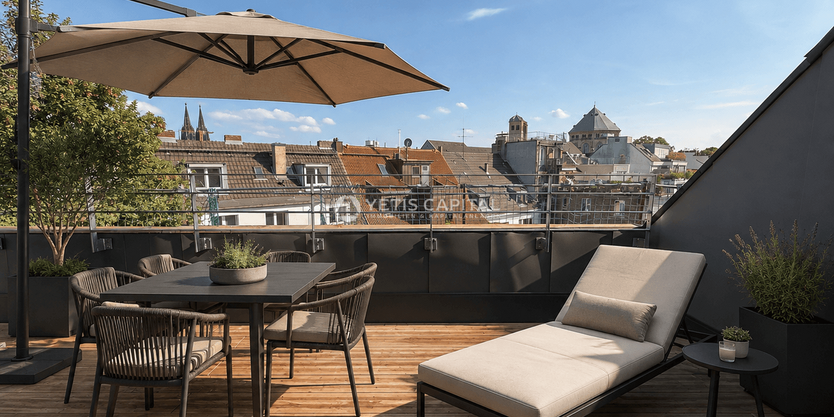 Etagenwohnung Köln Innenstadt - 2 Zimmer, 58 m&sup2;, 399.000&euro; | Angebot:27476198