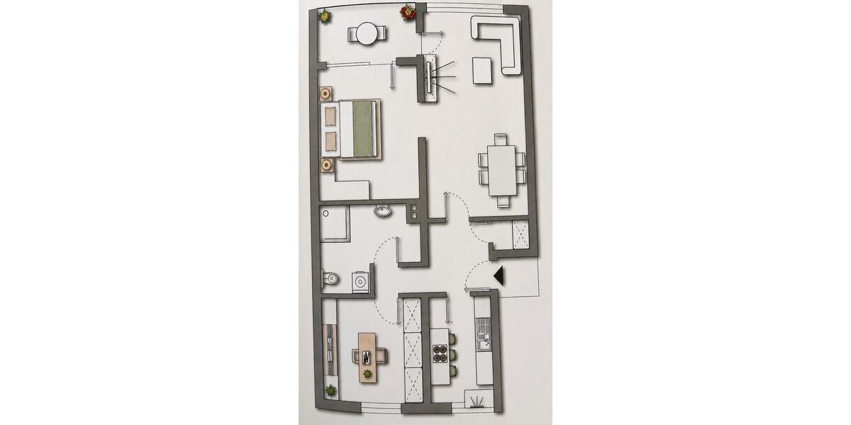 Etagenwohnung Monheim am Rhein - 3 Zimmer, 70 m&sup2;, 315.000&euro; | Angebot:27472274