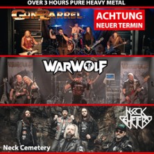 Heavy Metal Battle - Gun Barrel, Warwolf + Neck Cemetery 26.05.2027 KUBANA Live Club