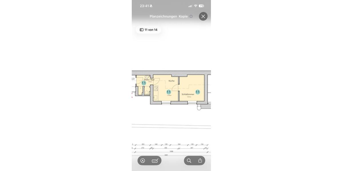 Etagenwohnung Köln Innenstadt - 2 Zimmer, 30 m&sup2;, 295.000&euro; | Angebot:27462429