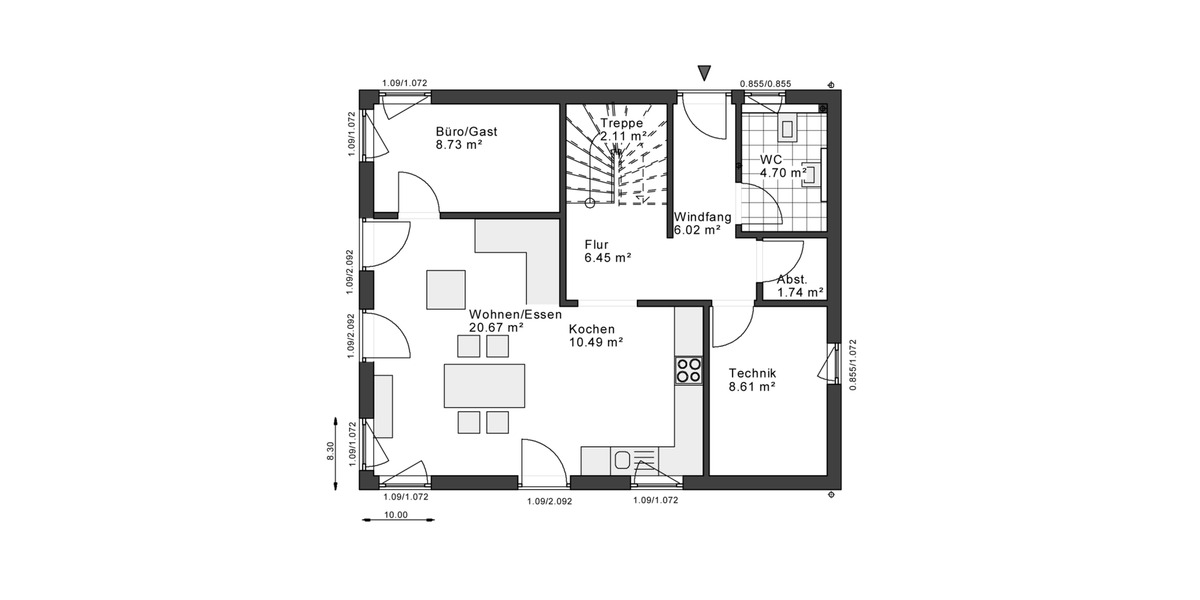 Einfamilienhaus Alfter - 4 Zimmer, 115 m&sup2;, 2.300&euro; | Angebot:24572344