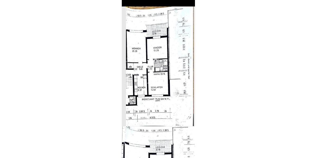 Etagenwohnung Köln Chorweiler - 3 Zimmer, 76 m&sup2;, 245.000&euro; | Angebot:27101449
