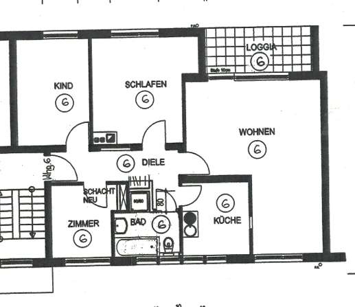Etagenwohnung Troisdorf Troisdorf-Mitte - 4 Zimmer, 82 m&sup2;, 1.023&euro; | Angebot:27443514