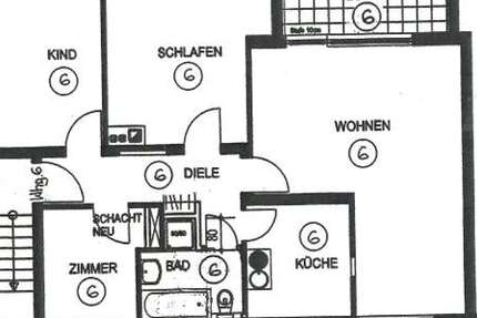 Wohnung Troisdorf Troisdorf-Mitte - 4 Zimmer, 82 m&sup2;, 1.023&euro; | Angebot:27443514
