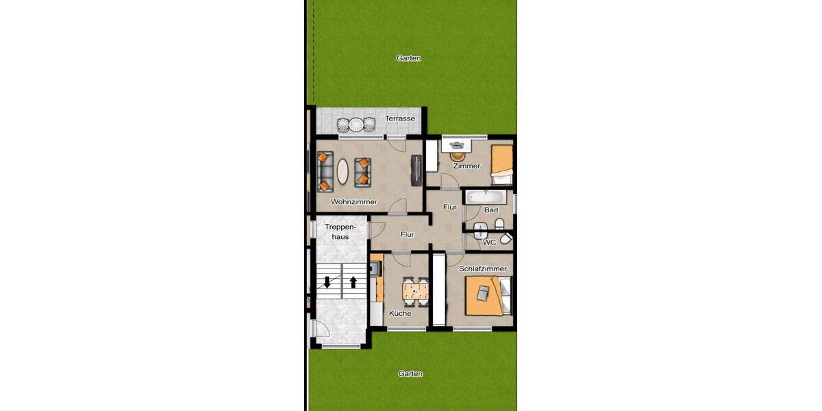 Erdgeschoßwohnung Wesseling - 3 Zimmer, 76 m&sup2;, 249.000&euro; | Angebot:27436400