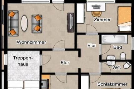 Wohnung Wesseling - 3 Zimmer, 76 m&sup2;, 249.000&euro; | Angebot:27436400