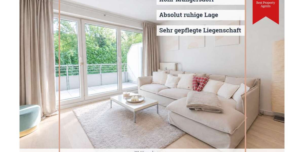 Etagenwohnung Köln Lindenthal - 2 Zimmer, 63 m&sup2;, 349.000&euro; | Angebot:27346962
