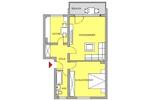 Erdgeschoßwohnung Köln Porz - 2 Zimmer, 59 m&sup2;, 226.000&euro; | Angebot:27189605