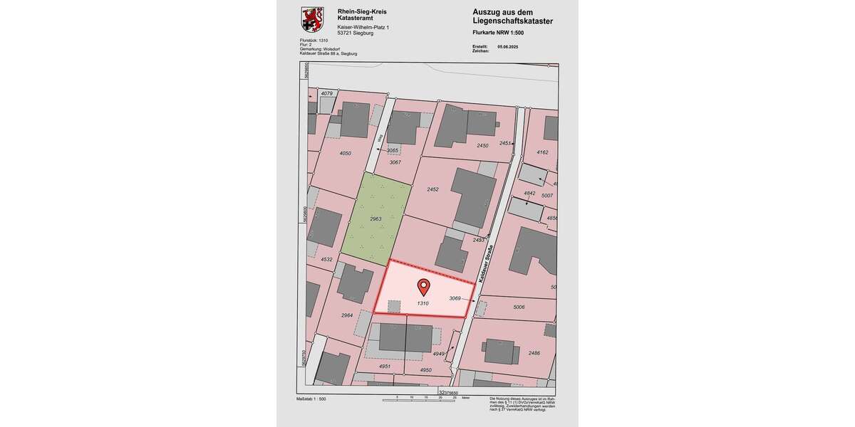 Grundstück Siegburg Stallberg - 250.000&euro; | Angebot:26299813