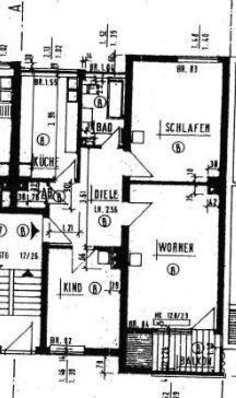 Dachgeschoßwohnung Remscheid Reinshagen - 3 Zimmer, 71 m&sup2;, 140.000&euro; | Angebot:27469567