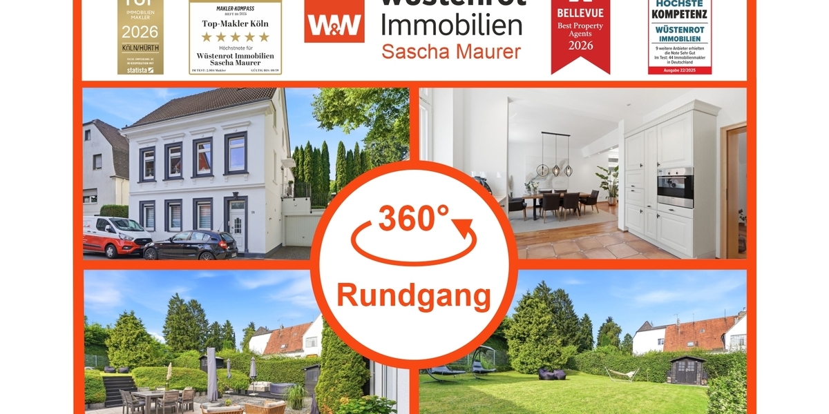 Historisch wohnen, modern leben: Modernisiertes Einfamilienhaus mit Einliegerwohnung (3D-Rundgang). - Einfamilienhaus Solingen Höhscheid | Angebot:27479763
