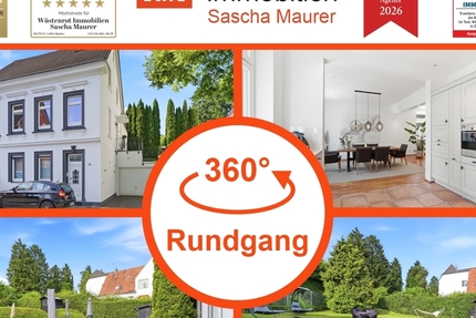 Historisch wohnen, modern leben: Modernisiertes Einfamilienhaus mit Einliegerwohnung (3D-Rundgang). - Haus Solingen Höhscheid | Angebot:27479763