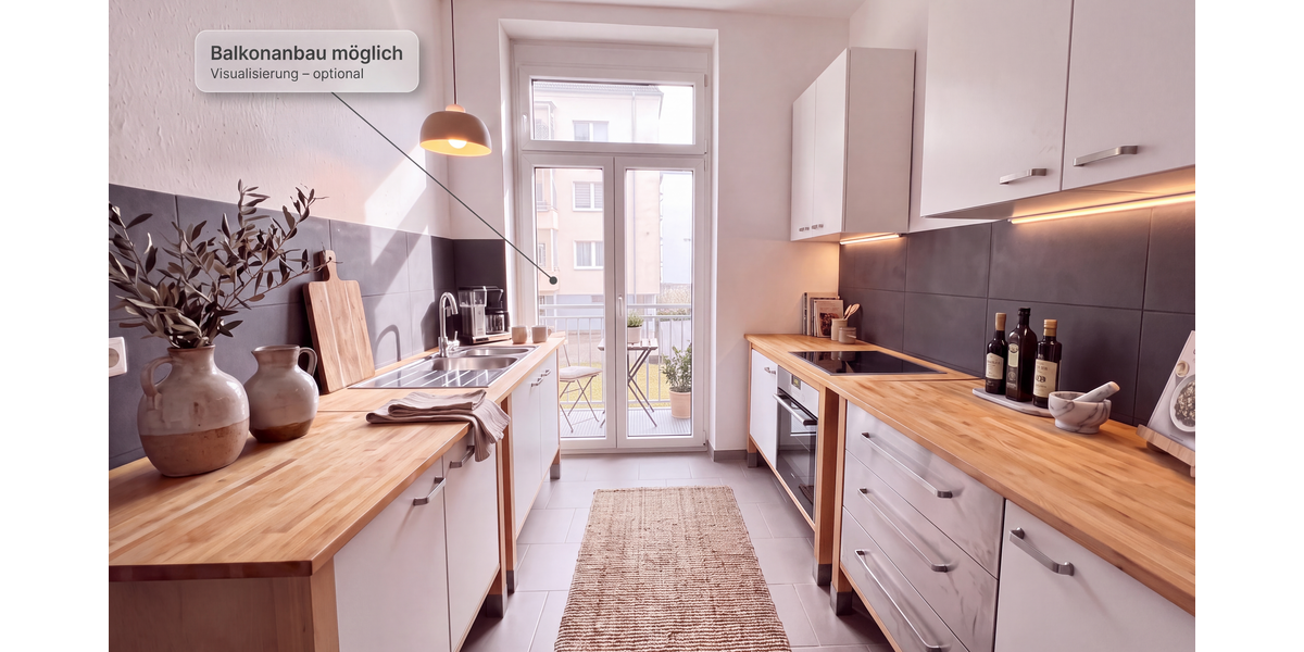 Etagenwohnung Köln Ehrenfeld - 2.5 Zimmer, 65 m&sup2;, 429.000&euro; | Angebot:27477676