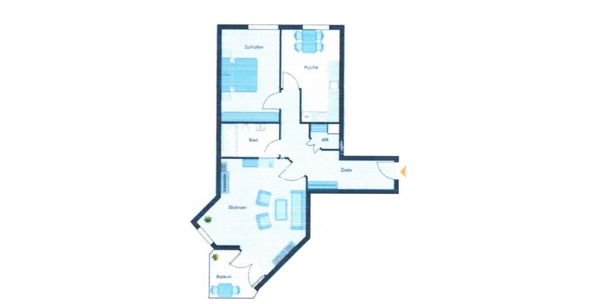 Etagenwohnung Bergisch Gladbach Paffrath - 2 Zimmer, 71 m&sup2;, 254.000&euro; | Angebot:27496200