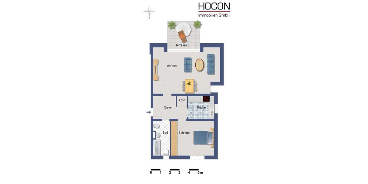 Etagenwohnung Bergisch Gladbach-Bensberg Bensberg - 2 Zimmer, 71 m&sup2;, 230.000&euro; | Angebot:26257154