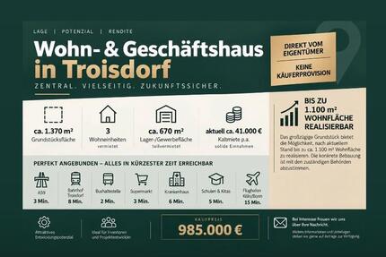 Haus Troisdorf Bergheim - 985.000&euro; | Angebot:27464850