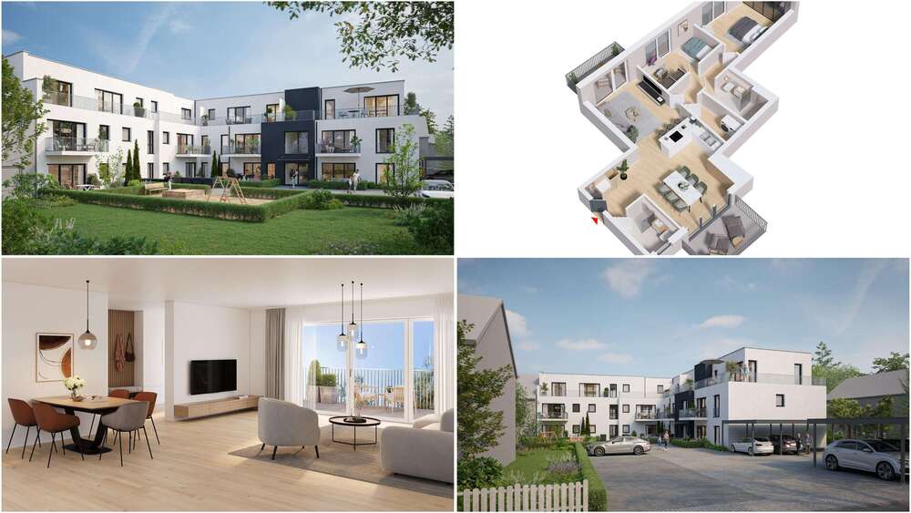 Etagenwohnung Bergisch Gladbach Lustheide - 3 Zimmer, 96 m&sup2;, 576.381&euro; | Angebot:24815872