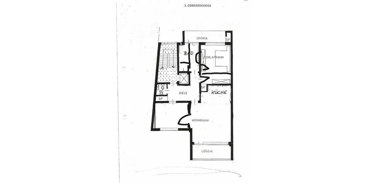Etagenwohnung Köln Porz - 3 Zimmer, 102 m&sup2;, 525.000&euro; | Angebot:27499393