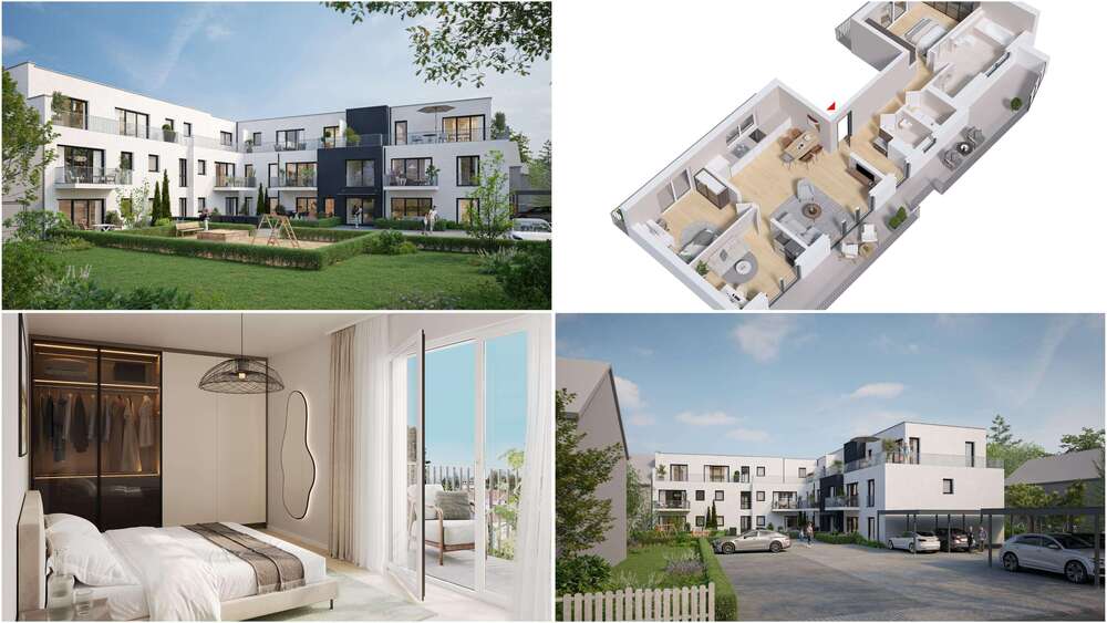 Etagenwohnung Bergisch Gladbach Lustheide - 4 Zimmer, 126 m&sup2;, 779.876&euro; | Angebot:27145965