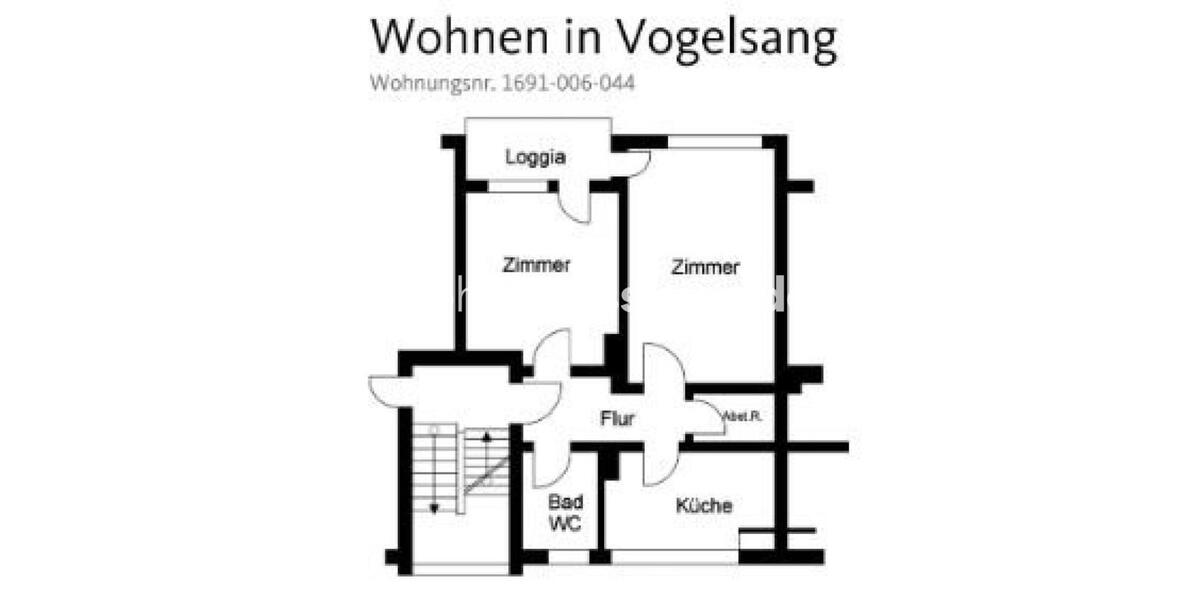 Etagenwohnung Köln Ehrenfeld - 2 Zimmer, 55 m&sup2;, 670&euro; | Angebot:24538888
