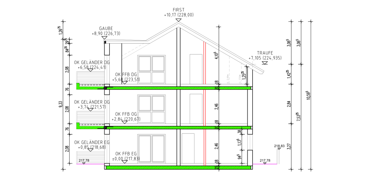 Provisionsfrei* Grundstück mit Fernblick für ihr Haus oder unser bereits geplantes 3 Parteienhaus mit 300qm - Grundstück Wiehl Wiehlsiefen | Angebot:27413078