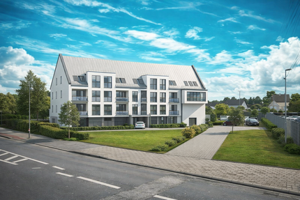 Top-Investment: Baureifes Grundstück mit Baugenehmigung für 11 WE + Gewerbe - Grundstück Leverkusen Küppersteg | Angebot:25839912