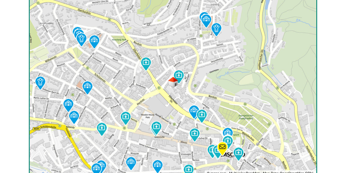 PROVISIONSFREI: INNENSTADT-WOHNEN IN GEPFLEGTER WOHNANLAGE MIT BALKON, AUFZUG & STELLPLATZ IN REMSCH - Etagenwohnung Remscheid | Angebot:26588193