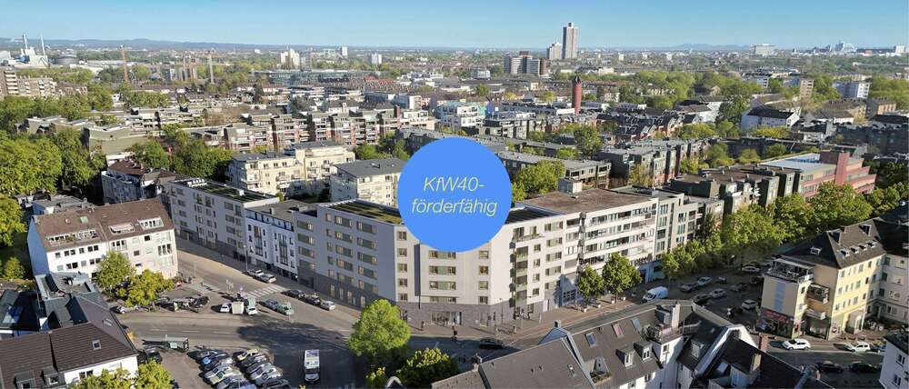 Etagenwohnung Köln Niehl - 2 Zimmer, 53 m&sup2;, 332.900&euro; | Angebot:26425847