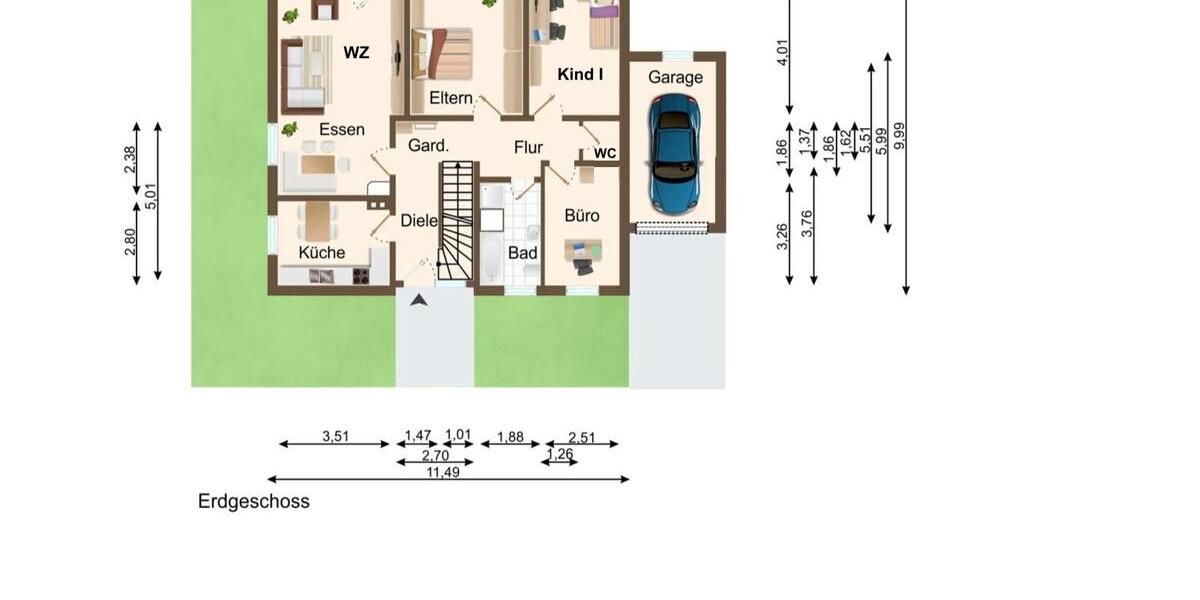 Einfamilienhaus Wiehl - 11 Zimmer, 136 m&sup2;, 447.000&euro; | Angebot:27438342