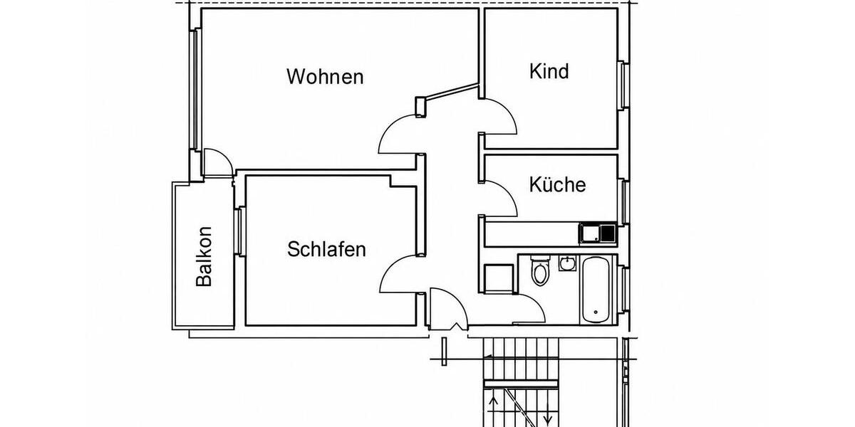 Etagenwohnung Köln Mülheim - 3 Zimmer, 62 m&sup2;, 269.000&euro; | Angebot:27425729